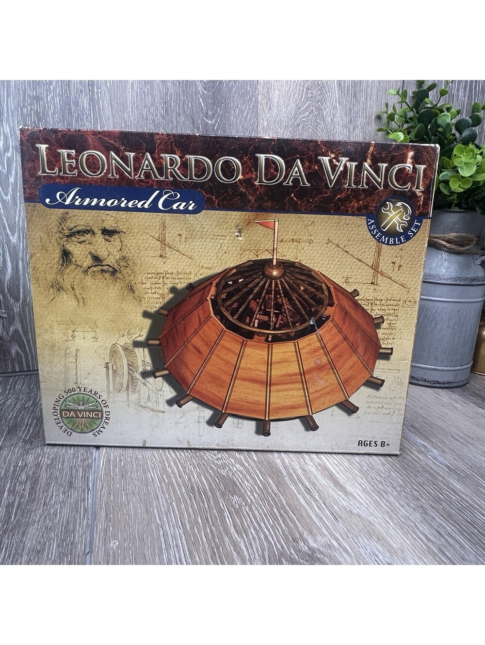 Leonardo Da Vinci Armored Car Model Kit • Edu‑Toys Elenco • STEM Engineering NEW
